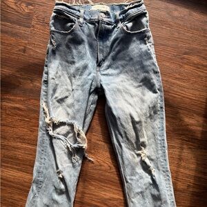 Abercrombie & Fitch Light Blue High Rise Jeans